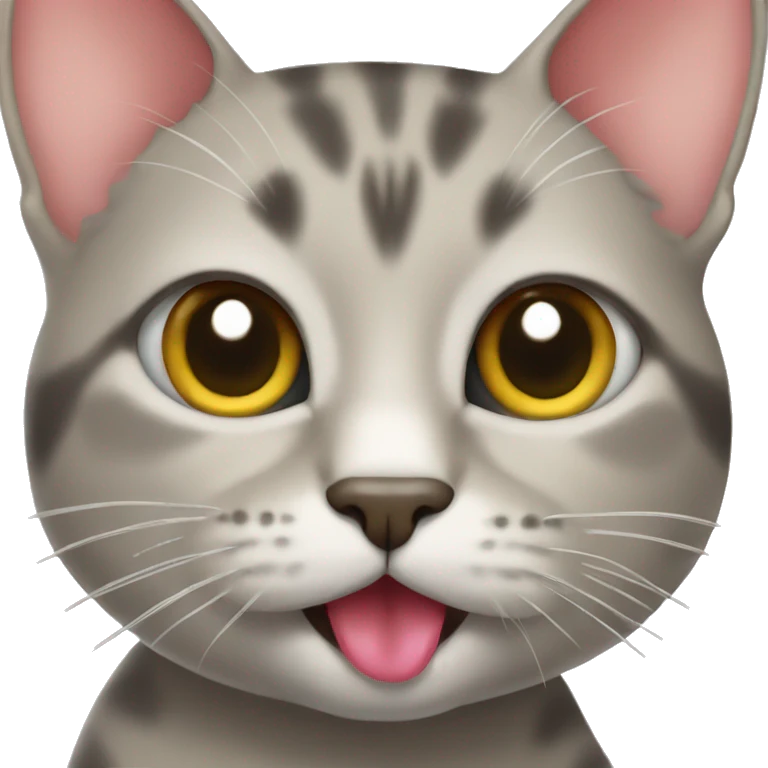 cat with tongue emoji