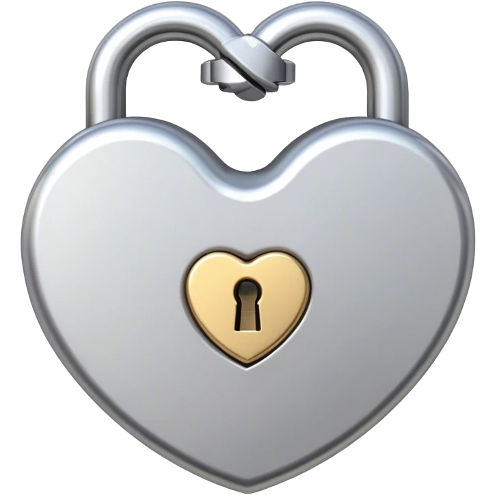 Engagement ring heart padlock emoji