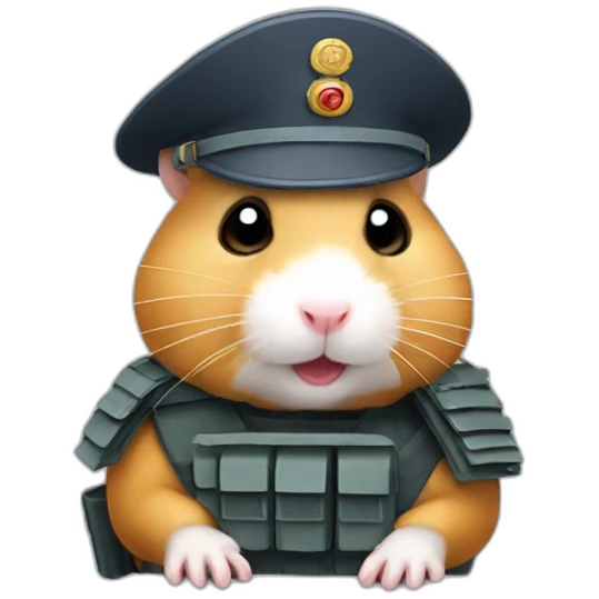 hamster-soldier emoji