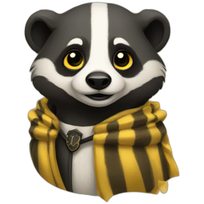 Hufflepuff badger hogwarts emoji