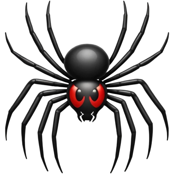 “spider emoji, clean iOS style” emoji