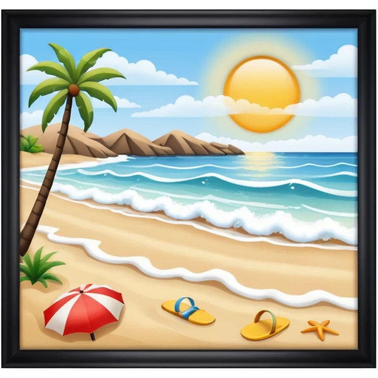 Beach emoji