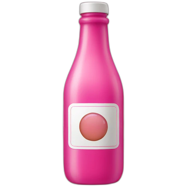 Pink Bottle emoji