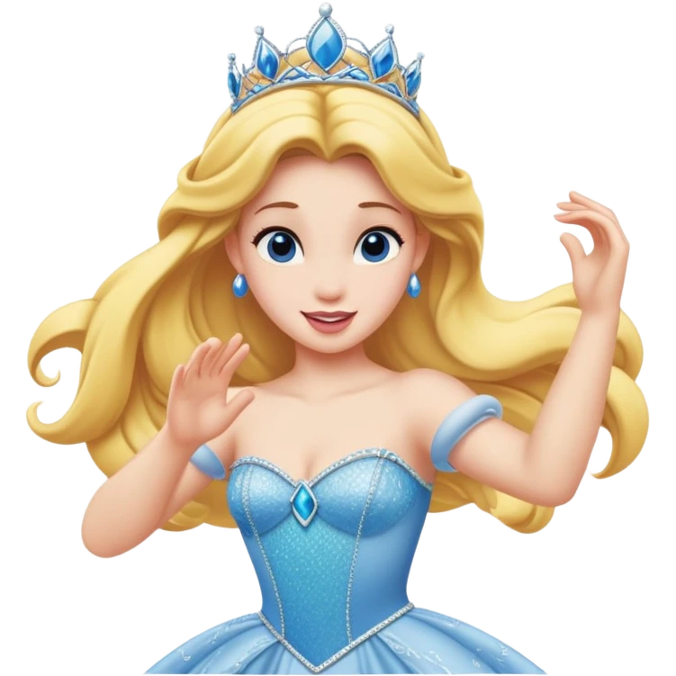 princesse disney qui danse  emoji