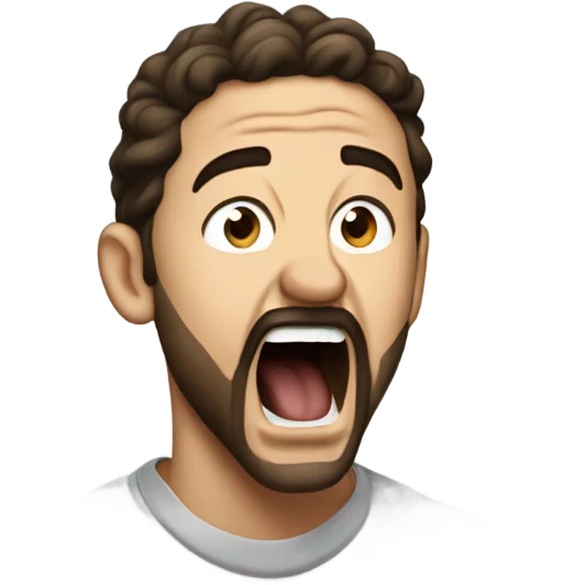 Shia lebeuf yelling emoji
