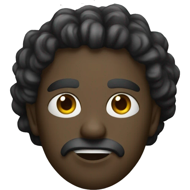 Noir qui mange du mafé emoji