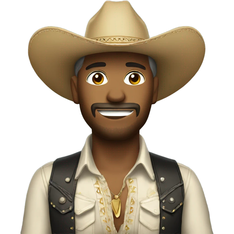Country singer with sombrero emoji
