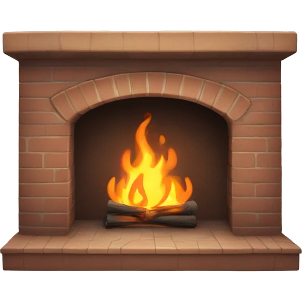 Cozy fireplace emoji