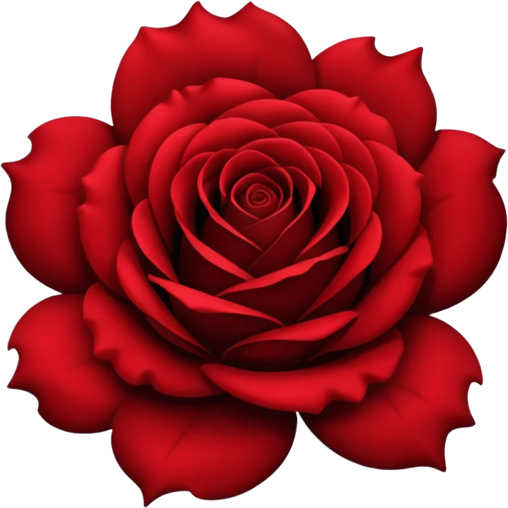 black rose with emo style emoji