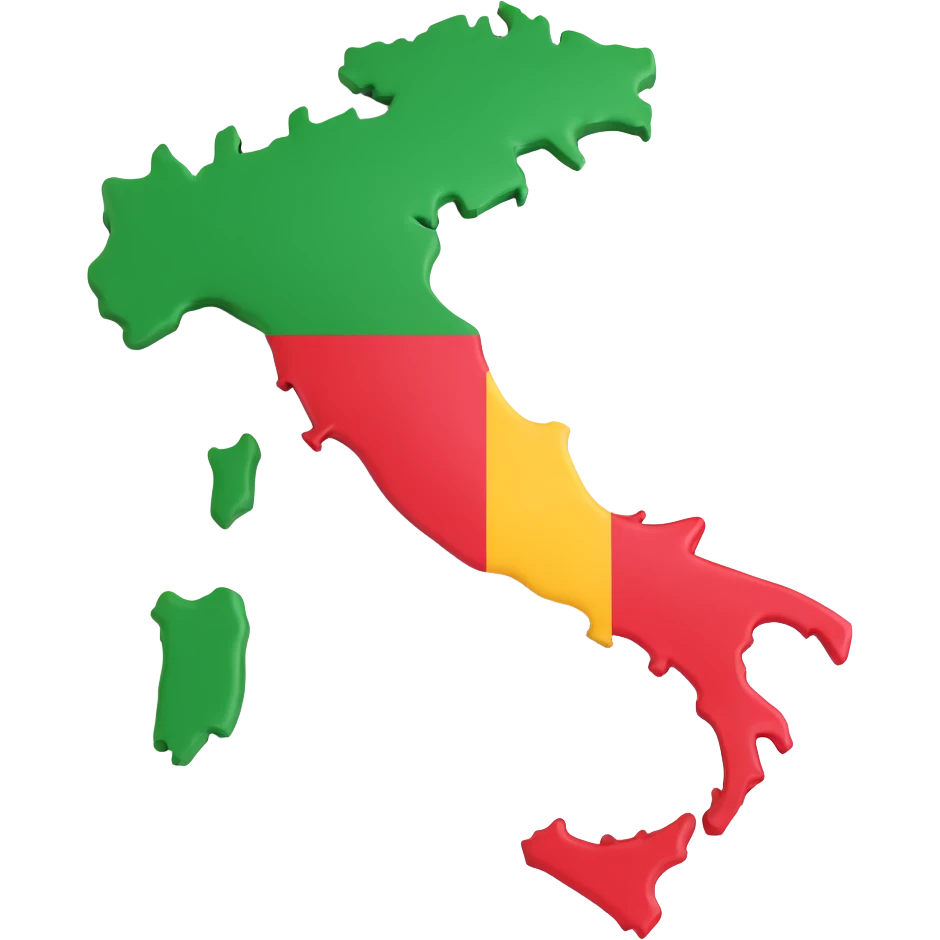 Italian map emoji