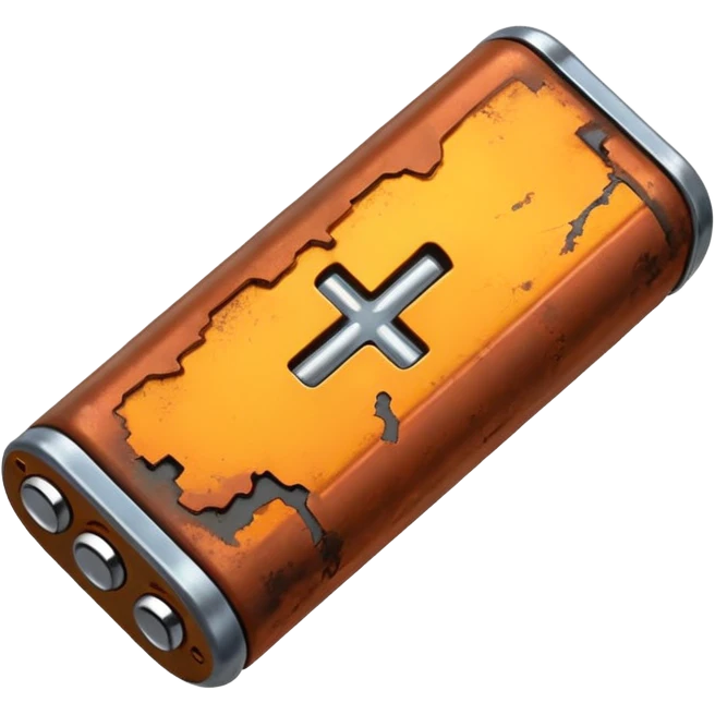 Alkaline Battery draining battery emoji
