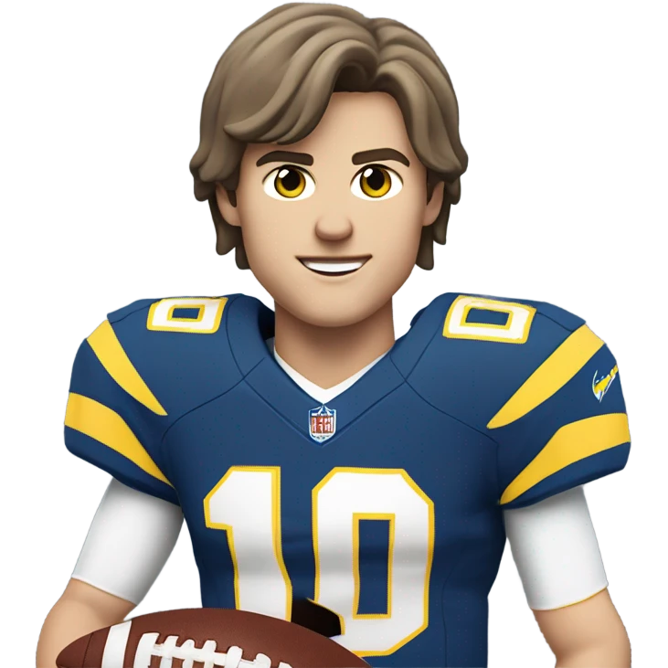 Chargers Quarterback Justin Herbert emoji