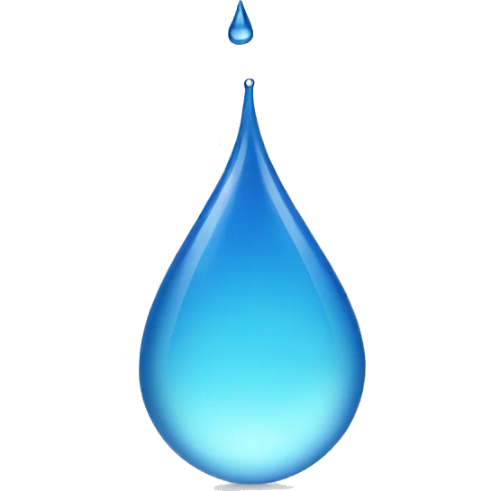 water drop emoji