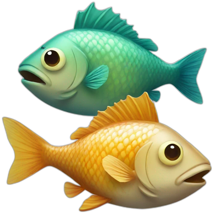 Fish and Hazelnut emoji