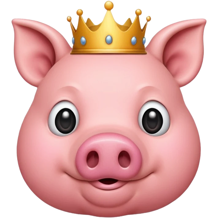 King pig nose emoji