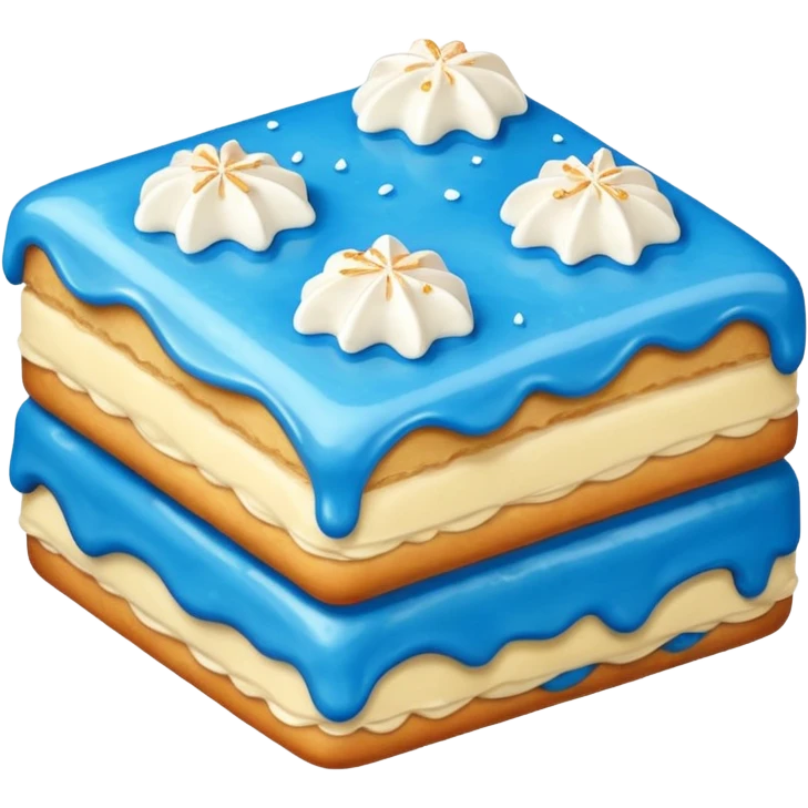 Blue Pastry emoji