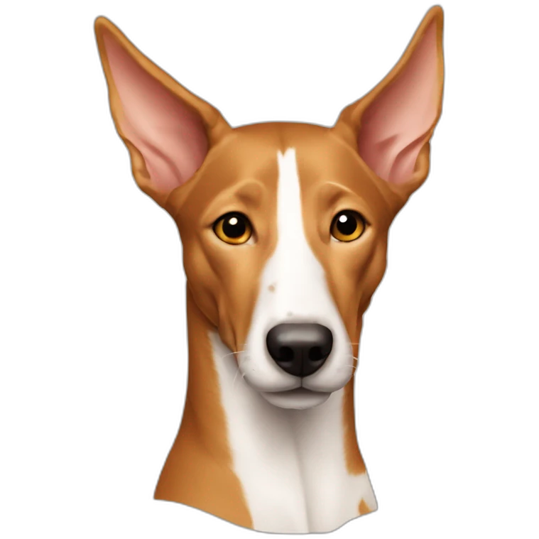 Hombre con podenco marrón emoji