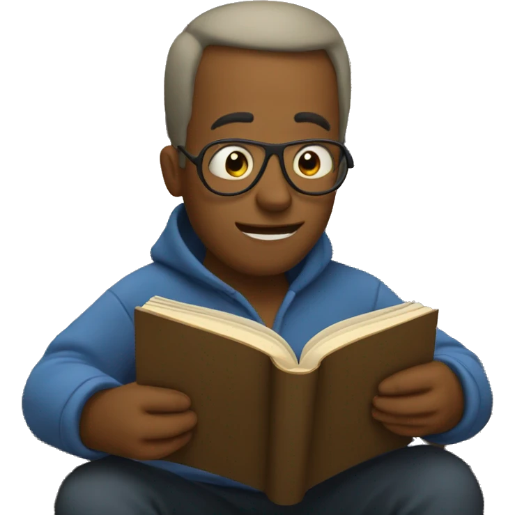 Reading a book emoji