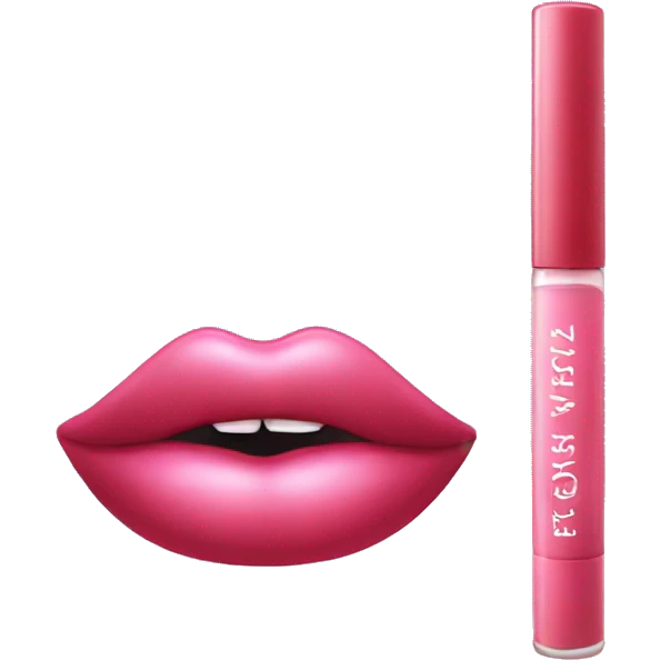 lip gloss emoji
