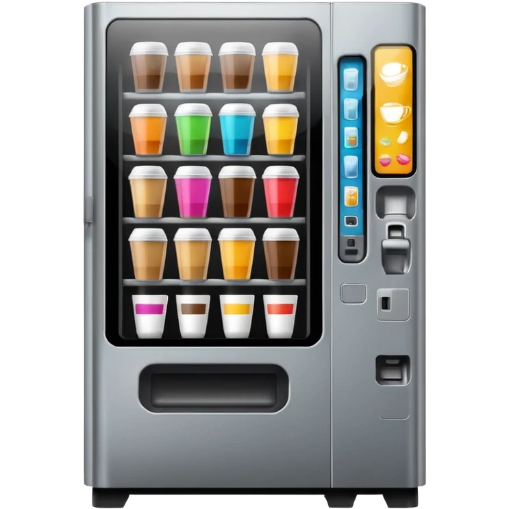 big vending machine coffe emoji