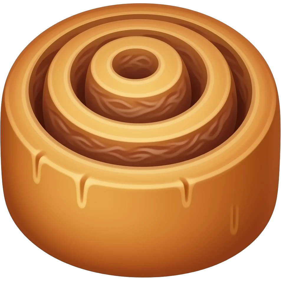 cinnabon cinnamon scroll emoji