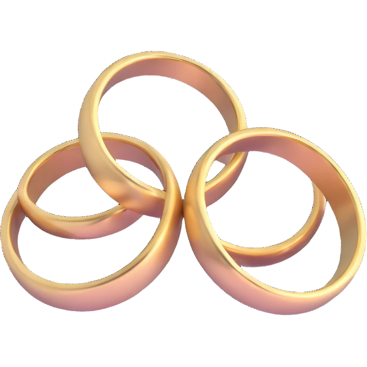 wedding rings emoji