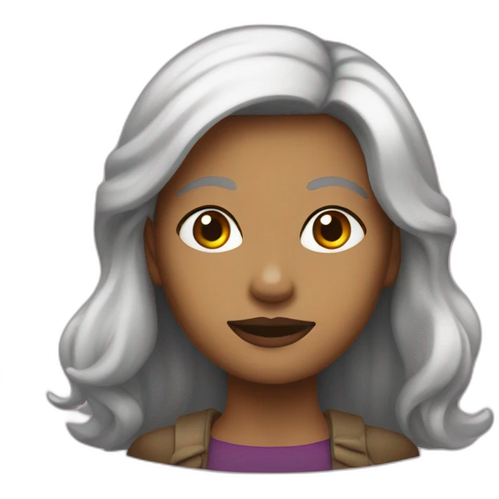 Femme métisse  emoji