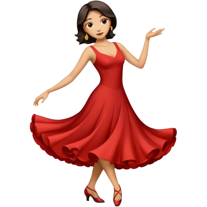 tango dancing woman emoji profile photo emoji