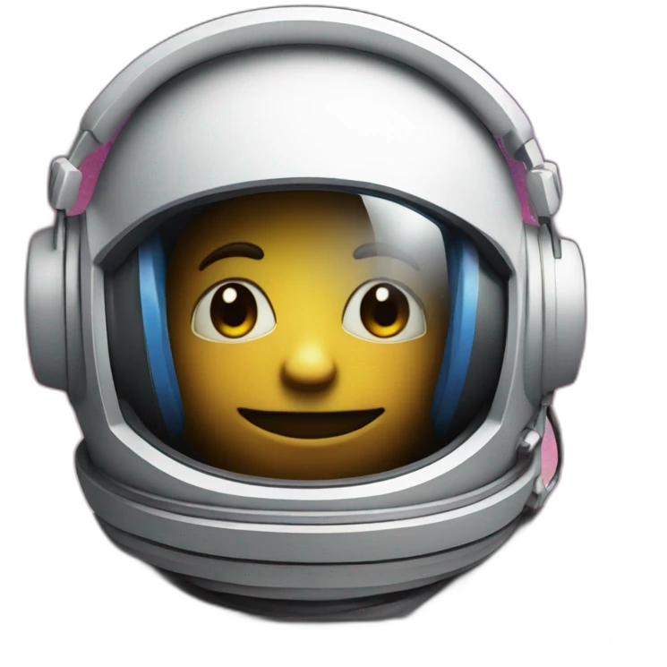 DJ astronaut colour full background  emoji