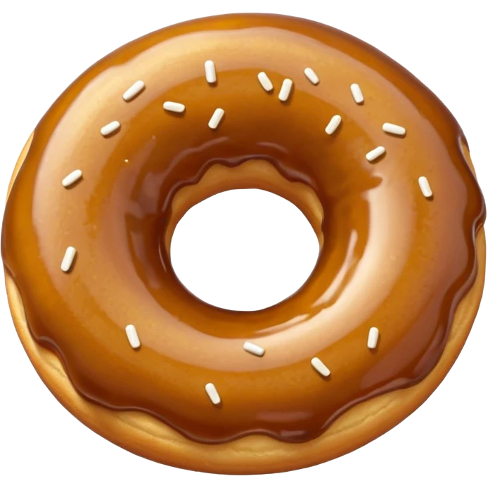 Glazed donut emoji
