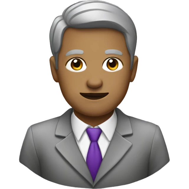 Admin purple and grey emoji