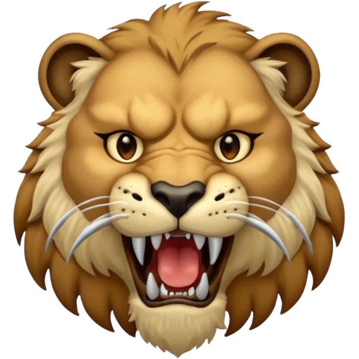 saber-toothed Smilodon emoji
