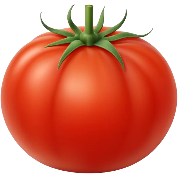 ripe juicy red tomato emoji