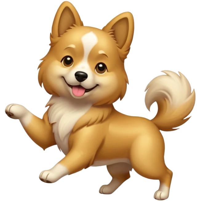 Dog dansing emoji