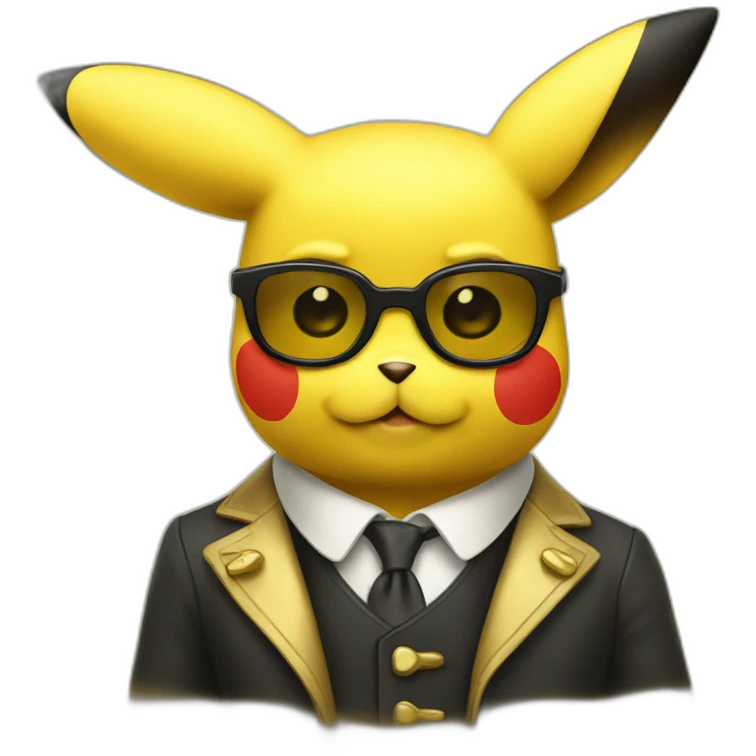 rich pikachu emoji