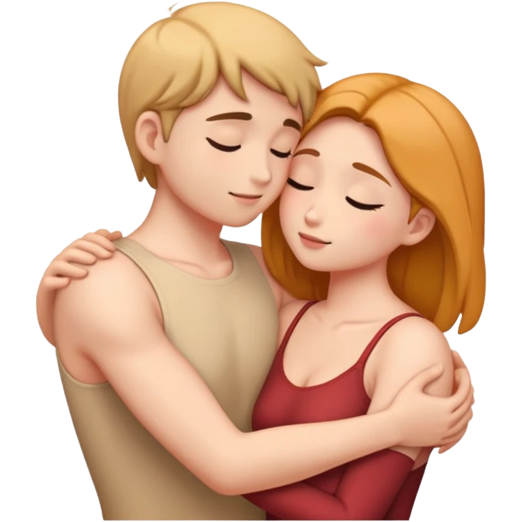 intimate moment between lovers emoji