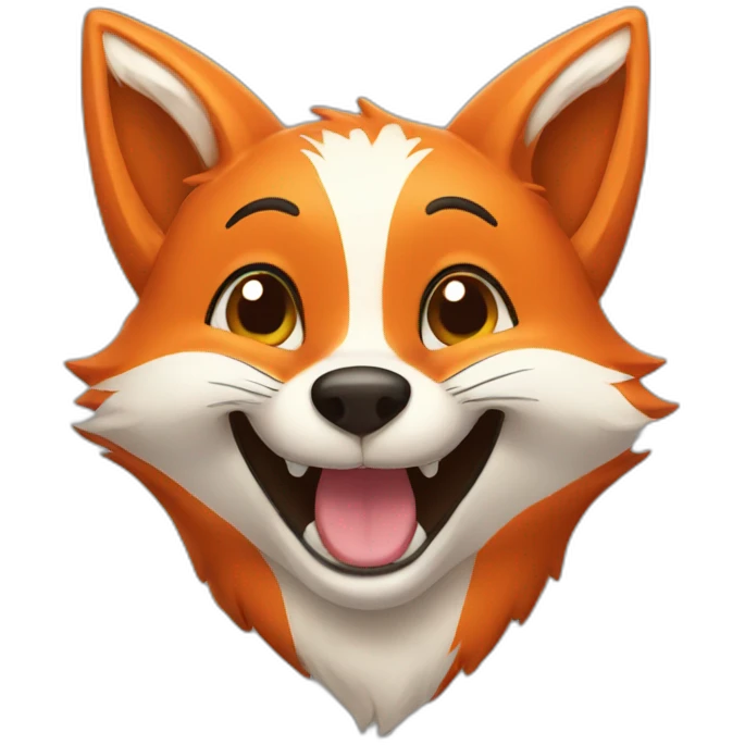 happy fox emoji