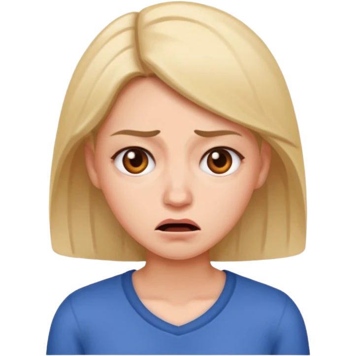 women frastating emoji