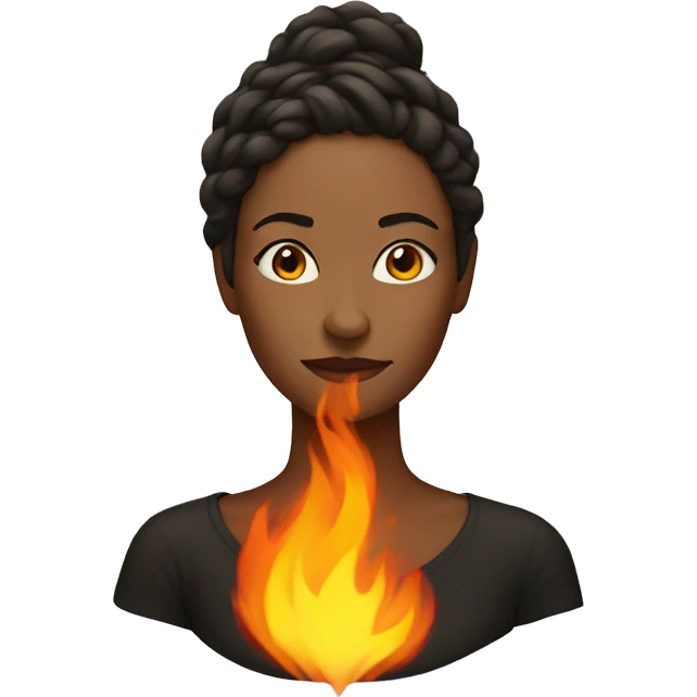 woman made of fire  emoji