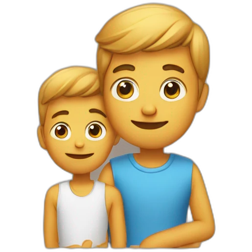 Tata et son fils emoji