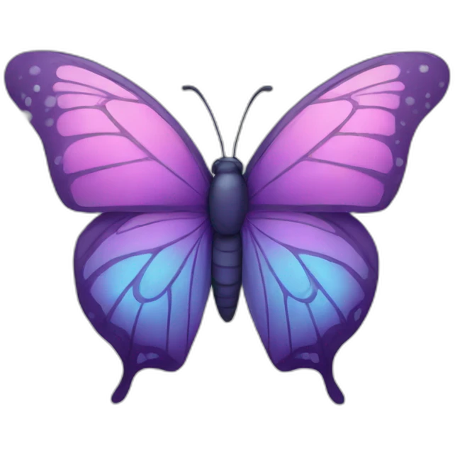 crying butterfly emoji