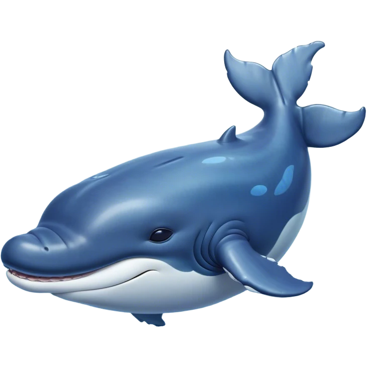 Meme-Worthy Cute Sleeping Humpback Whale Portrait Emoji, Head resting peacefully with a contented smile, showcasing an enormous blue-gray body with gently drifting pectoral fins and eyes softly closed in serene slumber, Simplified yet adorably endearing features, highly detailed, glowing with a soft, drowsy deep-sea light, high shine, relaxed and utterly lovable, stylized with an air of playful oceanic laziness, soft glowing outline, capturing the essence of a sleeping humpback whale that feels destined to become the next viral icon of adorable marine rest! emoji