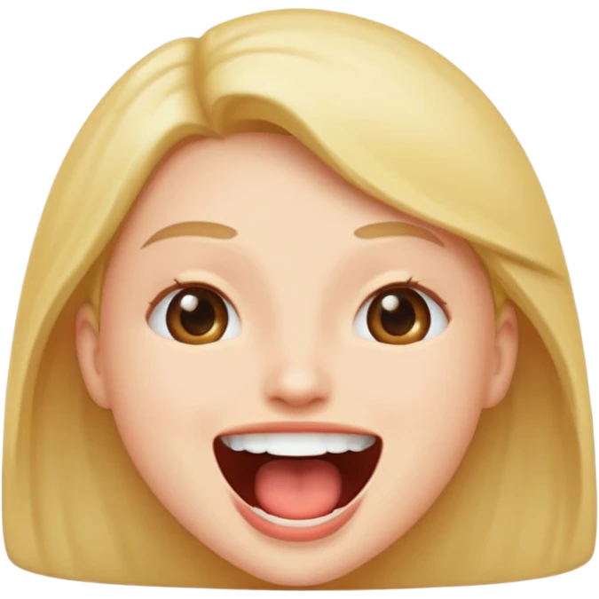 Announcement with mouth emoji