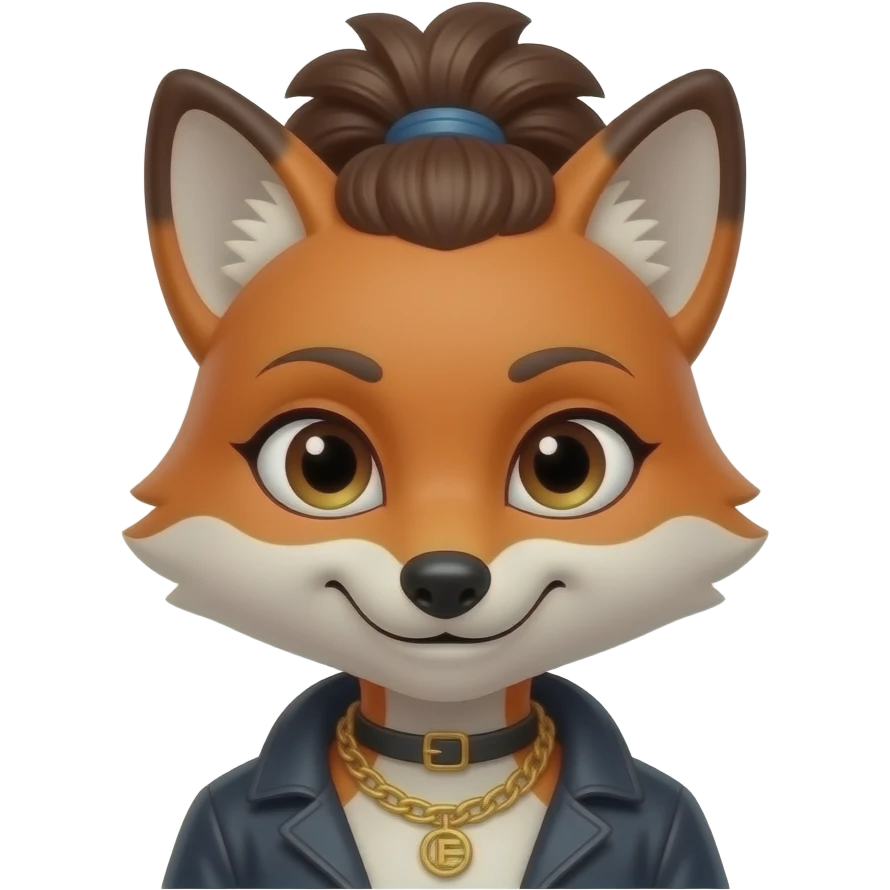Thug womanfox emoji