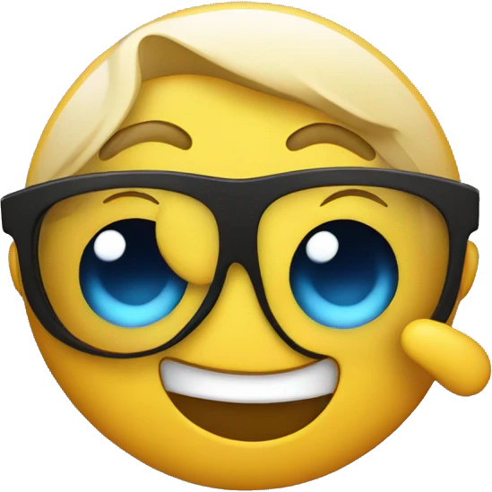 Sunglasses with surprised face hand doing hang loose emoji