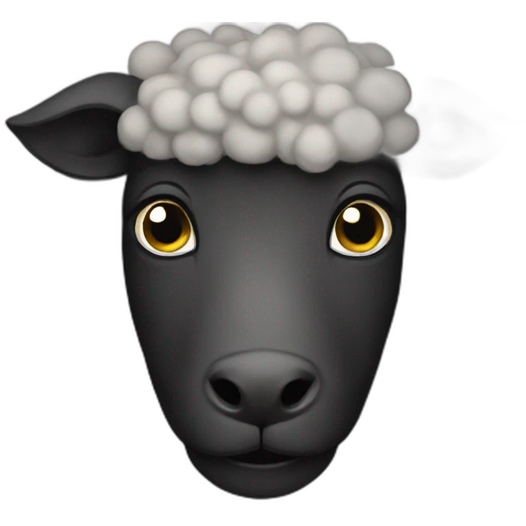 Black sheep emoji
