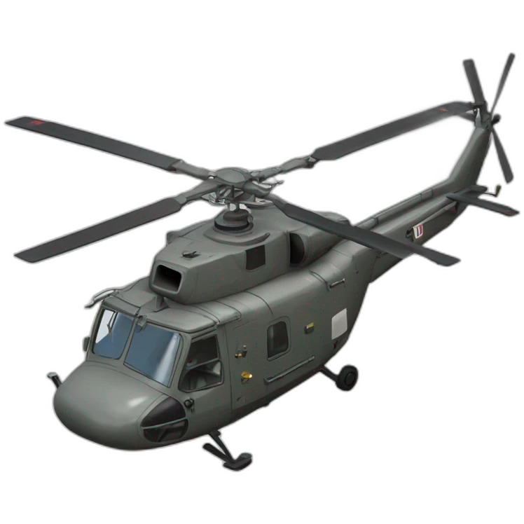 helicopter alouette III emoji