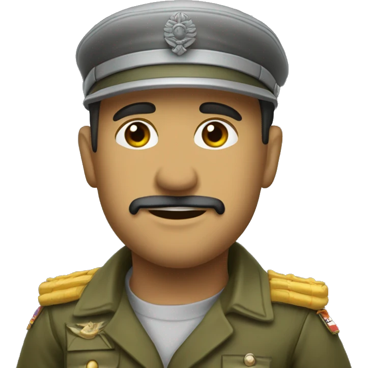 Soldado prestando continência emoji