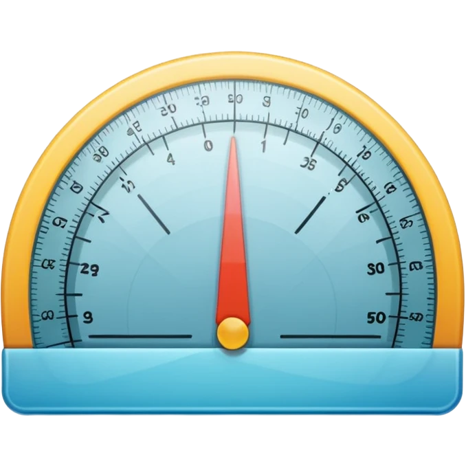 "📏" This emoji is for ruler. Then make an emoji for protractor. Which is real emoji type like the give emoji