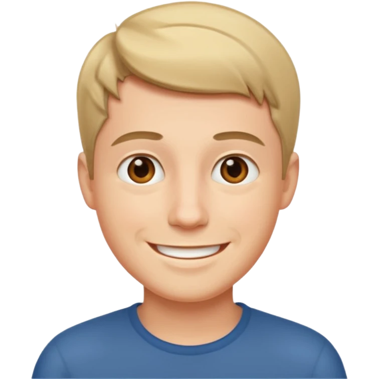 short haired man emoji